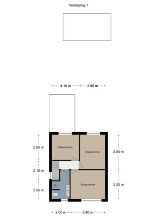Floorplan - Donatusstraat 24, 6361 TR Nuth
